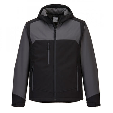 Giacca PORTWEST KX3 uomo softshell 3 strati con cappuccio
